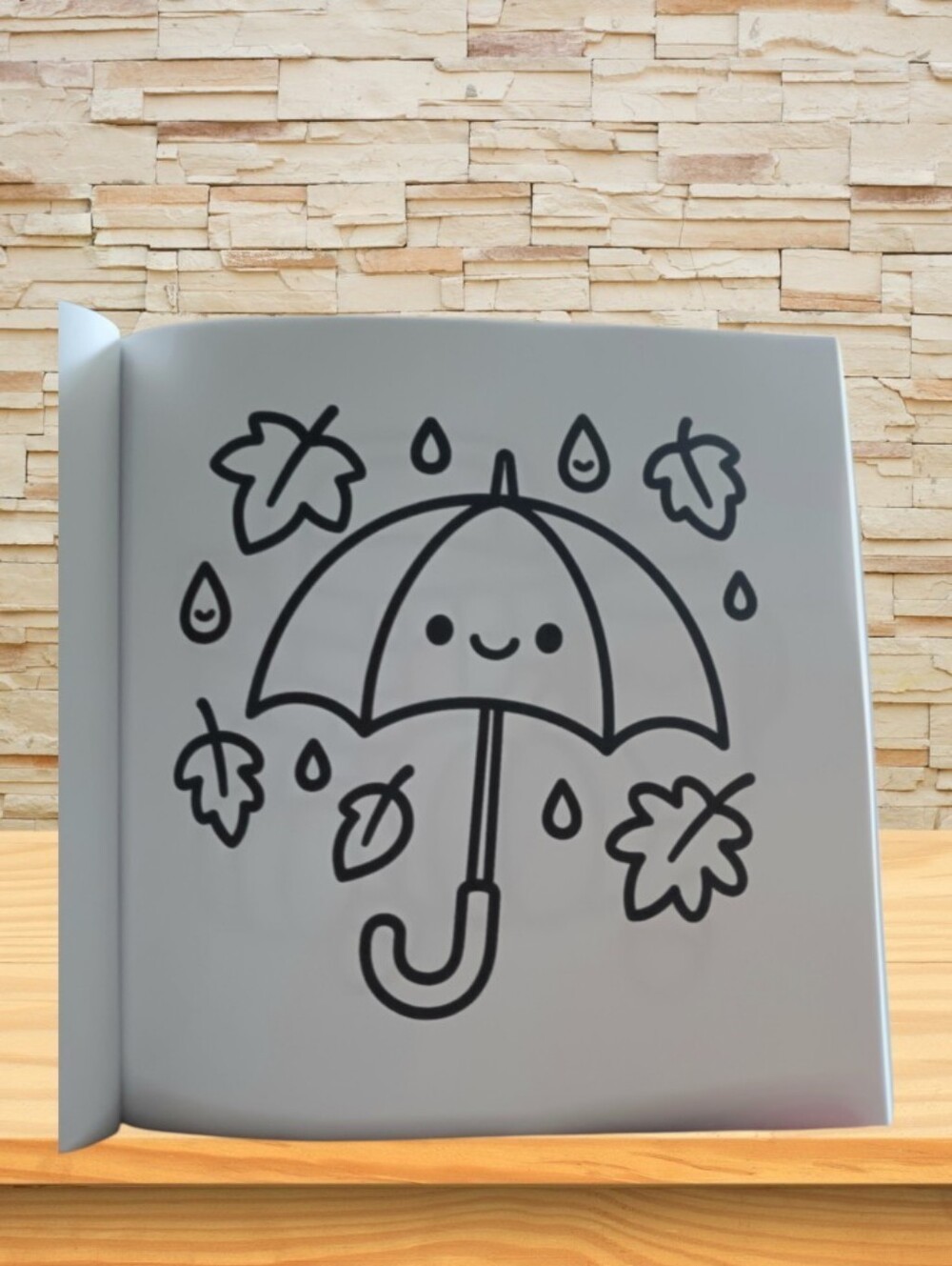 Fall Coloring Book Little Cozy Fall - Picture 7 of 11